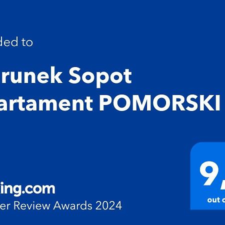 Kierunek Sopot Apartament Pomorski エクステリア 写真